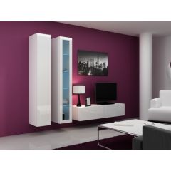 Cama Meble Cama Living room cabinet set VIGO 10 white/white gloss