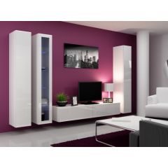 Cama Meble Cama Living room cabinet set VIGO 2 white/white gloss