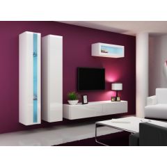 Cama Meble Cama Living room cabinet set VIGO NEW 2 white/white gloss