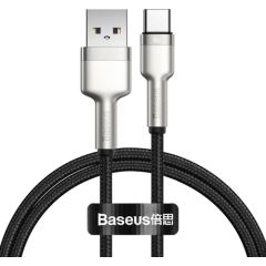 Cable USB2.0 A plug - USB C plug 1.0m black 66W Cafule BASEUS