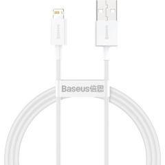 Kabelis USB2.0 A spraudnis - IP Lightning spraudnis 1.0m balts Superior series BASEUS