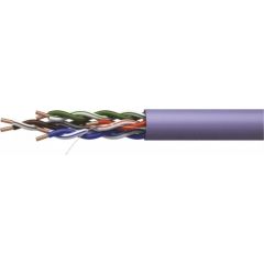 Кабель UTP CAT5e 4x2x0,5mm, цельный, медный, LSZH изоляция Dca lilla EMOS