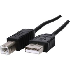 Goobay Kabelis USB2.0 AM - USB BM spraudņi  5m melns Data USB kabeļi