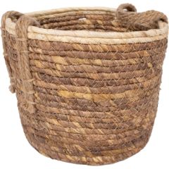 Basket BALI-3, D25xH20cm, natural