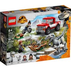 LEGO Jurassic World Velociraptoru Blū un Betas notveršana 76946
