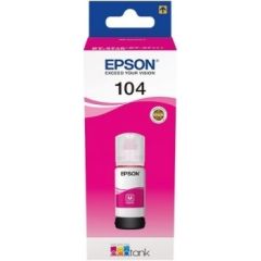 Epson EcoTank 104 Magenta (C13T00P340) Lāzerprinteru izejmateriāli