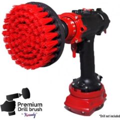 Augstākās kvalitātes urbju birste profesionālai tīrīšanai - stingra, sarkana, 13 cm Tīrīšānas iekārtu aksesuāri