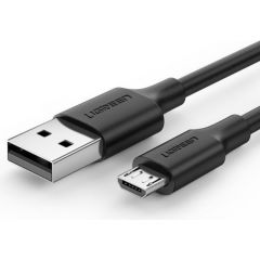 Cable USB to Micro USB UGREEN, QC 3.0, 2.4A, 2m (black)