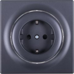 Fibaro FGWSONF-011-8 socket-outlet Type F Black