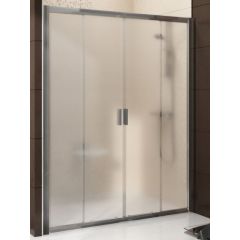 Ravak dušas durvis BLDP4, 1500 mm, h=1900, spīdīgs/caurspīdīgs stikls