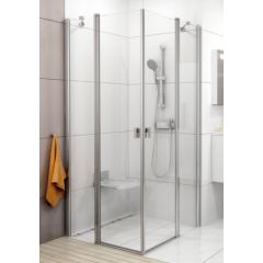 Ravak dušas durvis stūrim CRV2, 900 mm, h=1950, spīdīgs/caurspīdīgs stikls