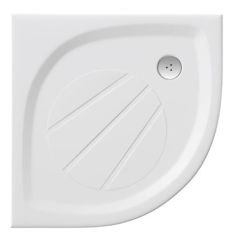 Ravak dušas vanniņa Elipso Pro, 900x900 mm, r=500 mm, balta
