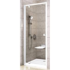 Ravak dušas durvis PDOP1, 900 mm, h=1900, satīns/caurspīdīgs stikls