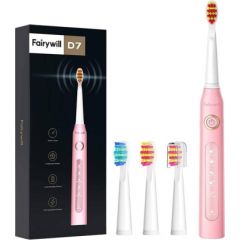 FairyWill Sonic toothbrush with head set 507 (pink)