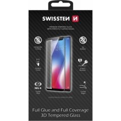 Swissten Ultra Durable Full Face Tempered Glass Aizsargstikls Apple iPhone 7 Plus / 8 Plus Melns