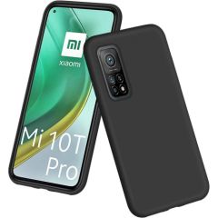 Fusion soft matte case silikona aizsargapvalks Xiaomi Poco M3 Pro 4G / 5G melns Neoriģinālie Maciņi