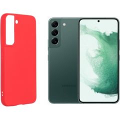 Fusion soft matte back case silikona aizsargapvalks Samsung S906 Galaxy S22 Plus + sarkans Neoriģinālie Maciņi