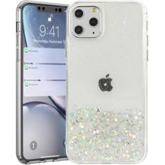Fusion glue glitter silikona aizsargapvalks Apple iPhone 13 Pro Max caurspīdīgs Neoriģinālie Maciņi