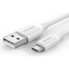 UGREEN micro USB Cable QC 3.0 2.4A 1.5m (White)