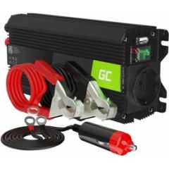 Green Cell PRO Car Power Inverter Converter 24V to 230V 500W/ 1000W with USB Strāvas pārveidotāji