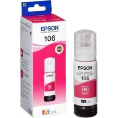 Epson 106 ECOTANK MAGENTA INK BOTTLE (C13T00R340) Tintes printeru izejmateriāli