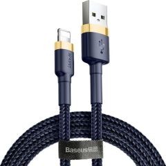 CABLE LIGHTNING TO USB 2M/GOLD/BLUE CALKLF-CV3 BASEUS Data USB kabeļi