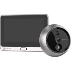 Ezviz DP2C Full HD Интеллектуальная беспроводная видеодомофонная система - дверной глазок с 4,3-дюймовым экраном Wi-Fi Micro SD Серый