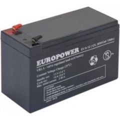 BATTERY 12V 9AH VRLA/EV9-12 T2 EUROPOWER EMU