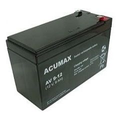 BATTERY 12V 9AH VRLA/AV9-12 T2 ACUMAX EMU