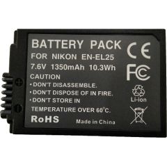 Extradigital Nikon EN-EL25 Battery, 1350mAh