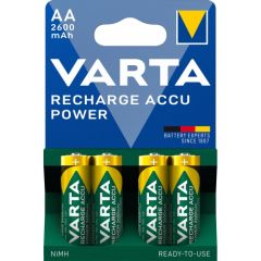 Varta RECHARGE ACCU Power AA Rechargeable battery Nickel-Metal Hydride (NiMH) Baterijas un akumulatori
