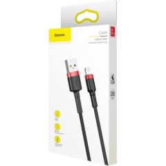 CABLE LIGHTNING TO USB 2M/BLACK CALKLF-C19 BASEUS Data USB kabeļi