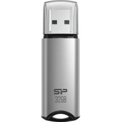 Silicon Power USB Flash Drive Marvel Series M02 32GB, Type-A USB 3.2 Gen 1, Silver