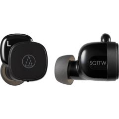 Audio Technica True Wireless Earbuds ATH-SQ1TWBK In-ear, Microphone, Black