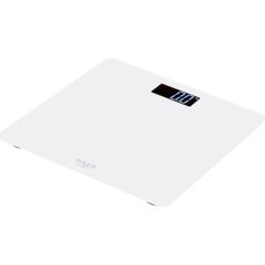 Adler Bathroom scale AD 8157w Maximum weight (capacity) 150 kg, Accuracy 100 g, Body Mass Index (BMI) measuring, White Ķermeņa svari