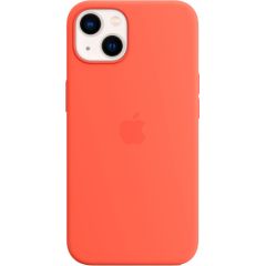 Apple iPhone 13 Silicone Case with MagSafe – Nectarine,Model A2706