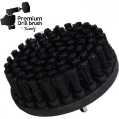 Профессиональная щетка Premium Drill Brush 3шт.- очень жесткий, черный, 13цм.