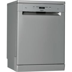 Hotpoint Dishwasher HFC 3C41 CW X Free standing, Width 60 cm, Number of place settings 14, Number of programs 9, Energy efficiency class C, Display, AquaStop function, Inox