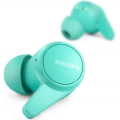 Philips True Wireless Headphones TAT1207BL/00, IPX4 splash/sweat resistant, Up to 18 hours play time, Blue / TAT1207BL/00