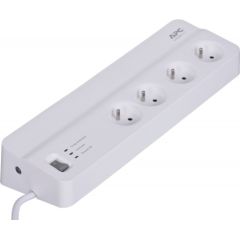 APC PM8-FR surge protector White 8 AC outlet(s) 230 V 2 m