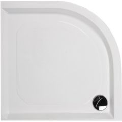 PAA dušas paliktnis Classic, 900x900 mm, r=500, ar paneli, balts