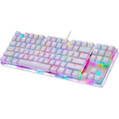 Mechanical gaming keyboard Motospeed K87S (white)