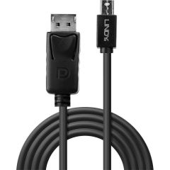 CABLE MINI DP TO DP 3M/BLACK 41647 LINDY HDMI vadi