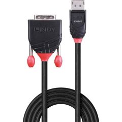CABLE DISPLAY PORT TO DVI-D 3M/BLACK 41492 LINDY HDMI vadi