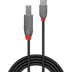 CABLE USB2 C-B 0.5M/ANTHRA 36940 LINDY