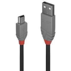CABLE USB2 A TO MINI-B 0.2M/ANTHRA 36720 LINDY