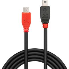 CABLE USB2 MICRO-B TO MINI-B/0.5M 31717 LINDY