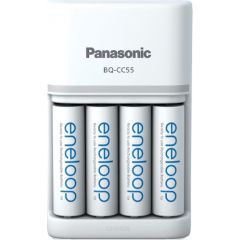 Panasonic eneloop зарядное устройство BQ-CC55 + 4x2000mAh