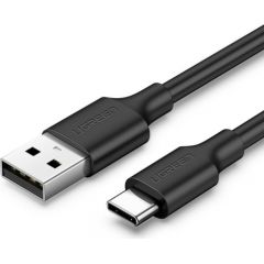 Nickel plated USB-C cable UGREEN 1m (black) Data USB kabeļi