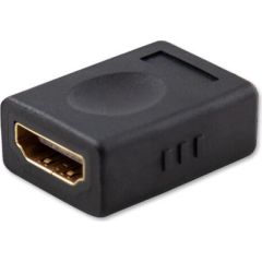 SAVIO HDMI (F) – HDMI (F) – Adapter, straight, barrel CL-111 Black